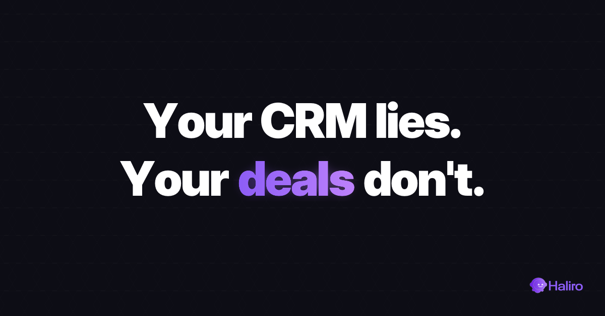 CRM dashboards vs visibilité du pipeline